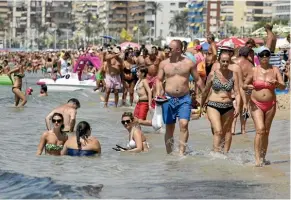  ??  ?? Benidorm’s mayor argues that the Spanish resort is an ideal example of a sustainabl­e city, in the way it has developed to handle the millions of tourists who visit each year.