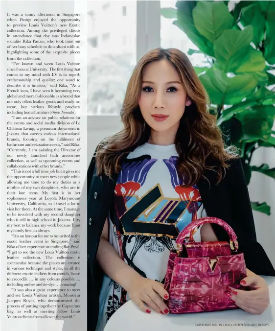 Louis Vuitton's Exotic Leather Collection with Rika Pauzie