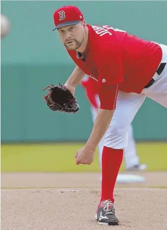  ?? STAFF FILE PHOTO BY MATT STONE ?? JOHNSON: Sox pitching ‘prospect’ showing some promise.