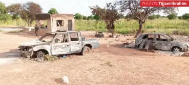  ??  ?? Burnt vehicles
PHOTOS: Tijjani Ibrahim