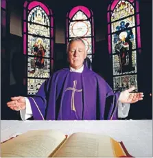  ?? Photo: FAIRFAX ?? Archbishop John Dew: ‘‘The church is catching up in some areas, such as use of the internet.’’