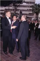  ?? Garcia/Picot/Gamma-Rapho/Getty Images ?? Squaring up to Jean-Claude Van Damme at Cannes in 1992. Photograph: Pool Arnal/