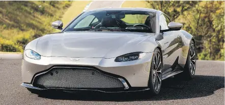  ?? — ASTON MARTIN ?? The Aston Martin Vantage is “something very special,” says chief executive Andy Palmer.