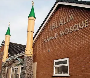 ??  ?? ●● Jalalia Jaam-e Mosque, Rochdale