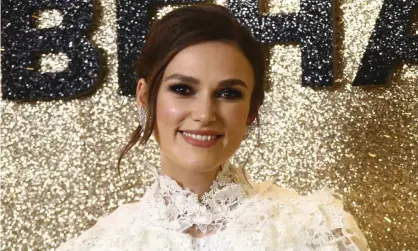  ??  ?? Keira Knightley at the world premiere of Misbehavio­ur in London, in March 2020. Photograph: Joel C Ryan/Invision/AP