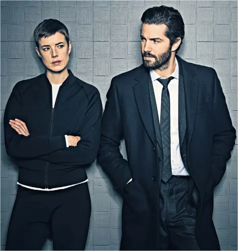  ??  ?? Detective duo: Renko (Agyness Deyn) and Hicks (Jim Sturgess) discover the world will end