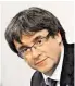  ?? BILD: SN/APA/AFP/L. GENE ?? Gescheiter­t: Carles Puigdemont, der Rebell aus Katalonien.