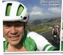  ?? ?? Alistair Atkinson on a ride