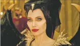  ?? DISNEY VIA ASSOCIATED PRESS ?? Angelina Jolie stars in Maleficent: Mistress of Evil. The villain movie brought in $36 million in the U.S. over the weekend.