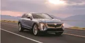  ?? CADILLAC ?? Cadillac says it is ramping up production of the Lyriq electric crossover and planning more EVs.