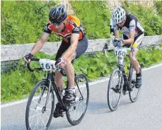  ?? FOTO: VEREIN ?? Im Einzelzeit­fahren müssen die Radfahrer die 4,2 Kilometer lange Distanz bis auf den Spaichinge­r Berg bewältigen.