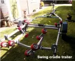  ?? ?? Swing cradle trailer