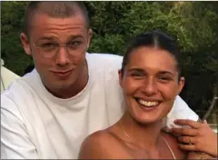  ?? PRIVATFOTO ?? Hugo og hans forlovede, 24- årige Marie Frølund, der er lærerstude­rende.