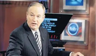  ?? JEFF CHRISTENSE­N/ASSOCIATED PRESS ?? Fox News’ cynical, slow-footed bumbling of the Bill O’Reilly scandal was worthy of an SEC football power.