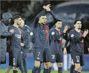  ?? FOTO: LAPRESSE ?? Mbappé, clave con sus 26 goles El PSG era virtual campeón desde el sábado