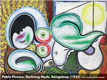  ?? IMAGE COURTESY OF HIGH MUSEUM ?? Pablo Picasso, Reclining Nude, Boisgeloup (1932)