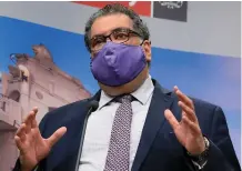  ?? GAVIN YOUNG • POSTMEDIA ?? Calgary Mayor Naheed Nenshi is urging Calgarians to increase their vigilance as COVID-19 numbers surge in the city.