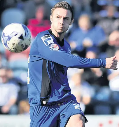  ?? Eddie Garvey ?? New signing Michael Rose pictured during his spell with Rochdale