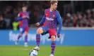  ?? Photograph: Dan Himbrechts/AAP ?? Frenkie de Jong is Manchester United’s top transfer target and they are confident of landing the Dutch midfielder from Barcelona.