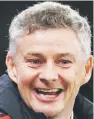  ??  ?? SOLSKJAER