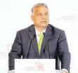  ?? FOTO: IMAGO ?? Viktor Orban sprach sich gegen die Aufbaufond­s-Pläne aus.