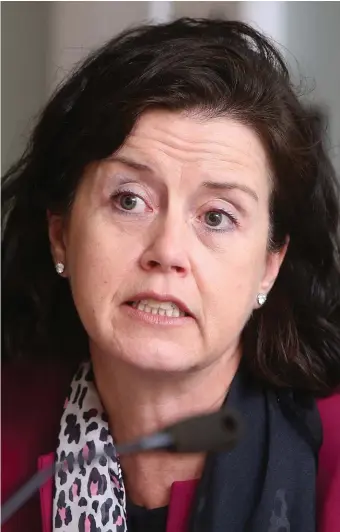  ??  ?? FBD Holdings CEO Fiona Muldoon is the subject of an internal investigat­ion. Photo: Damien Eagers