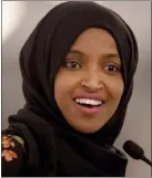  ?? AP FILE ?? Rep. Ilhan Omar, D-Minn.