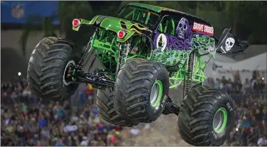  ?? PHOTO COURTESY OF MACOMB MALL ?? Grave Digger, one of the most iconic trucks on the Monster Truck circuit, will be one of two vehicles on display Tuesday, March 7 at Macomb Mall in Roseville.