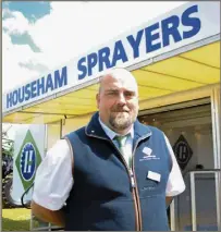  ?? ?? TOM BANNON will be Househam Sprayers’ ‘man’ in
Scotland