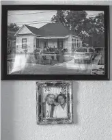  ?? Godofredo A. Vásquez / Staff photograph­er ?? Photograph­s show Christie's home in an earlier time and his grandparen­ts who bought the property from a white developer. Fifth Ward then did not have deed restrictio­ns that kept out minorities but did allow factories to open up shop next door to homes.