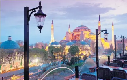  ?? DOMINIC ARIZONA BONUCCELLI ?? Hagia Sophia in Istanbul has for centuries been considered the grandest place of worship in all of Europe.