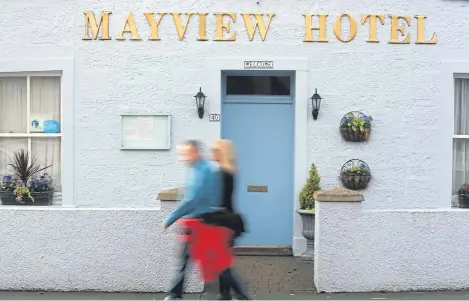  ?? Picture: Kris Miller. ?? The Mayview Hotel in St Monans cited unaffordab­le rates as the reason for closure.