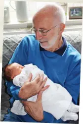  ??  ?? Planning ahead: Jim Wilkinson with granddaugh­ter Annabel