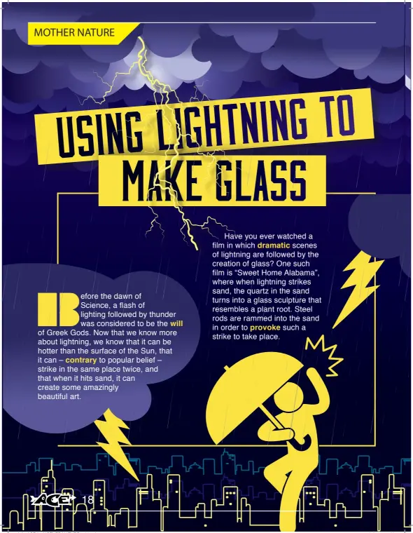 Lightning makes glass - ever wondered how?