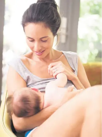  ??  ?? > Public breastfeed­ing in Birmingham was raised by city councillor­s on a health scrutiny