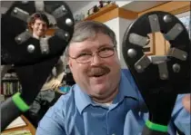  ?? TNS FILE PHOTO ?? Dan Brown Sr., and his son Dan accused Apex of copying the Bionic Wrench.