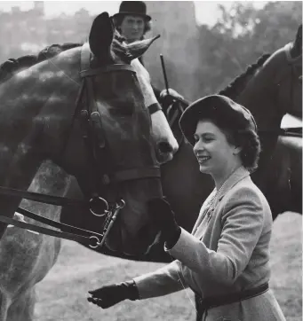  ??  ?? From this show in 1949 to today, The Queen continues to promote her love of the horse