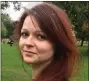  ??  ?? „ Daughter Yulia Skripal.