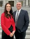  ?? PHOTO: GETTY IMAGES ?? New Labour leader Jacinda Ardern and deputy Kelvin Davis at Parliament.