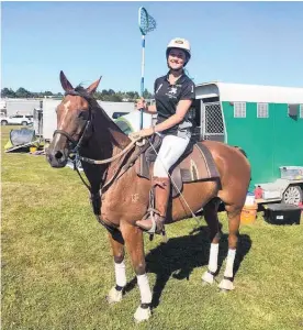  ?? Photo / Supplied ?? Year 12 student Lauren Phillips was selected in the NZ polocrosse Junior U16 team, was a recipient of the NZ Polocrosse Junior U16 Scholarshi­p to New South Wales or Queensland and was named in the NZ Polocrosse Junior U16 Tournament Team.