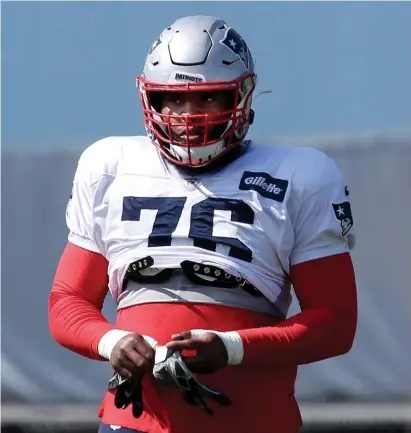  ?? NAncy lAnE / hErAld stAFF ?? ‘GOOD PLAYER’: Patriots left tackle Isaiah Wynn is finally healthy and showing the promise of his first-round billing.