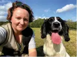  ??  ?? Jo Perrott with her best dog, Buddy