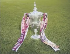  ?? ?? The cinch Championsh­ip trophy, won last year by Hearts