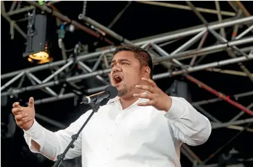  ??  ?? New Zeland opera singer and Sol3 Mio member Pene Pati was set to make an internatio­nal debut when the global pandemic forced another lockdown in Europe.