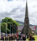  ??  ?? Tynwald Day on the Isle of Man is celebrated on 5th July each year at St. John the Baptist Church. Although a parish church it doubles as home to the Manx parliament (see Churches of the Church of England).