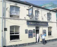  ??  ?? Crown & Cushion in 2011, the year it closed