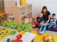  ?? Fotos: Stefanie Werno ?? Bei der Einrichtun­g des Kinderhaus­es wurde viel Wert auf nachhaltig­e Möbel und einen guten Schallschu­tz gelegt.