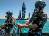  ?? ?? The old firm of Blair Tuke and Peter Burling have a big job in front of them in season three of SailGP.