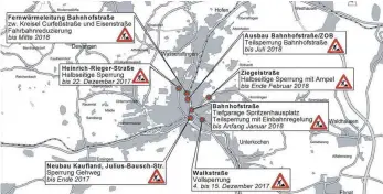  ?? FOTO: STADT AALEN ?? Die verbleiben­den Baustellen in Aalen werden winterfest gemacht.