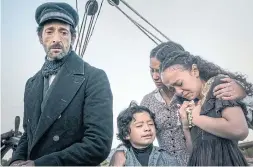  ??  ?? Co-star Adrien Brody says the themes explored in “Chapelwait­e” carry “some depth and some relevance” for today’s audiences.